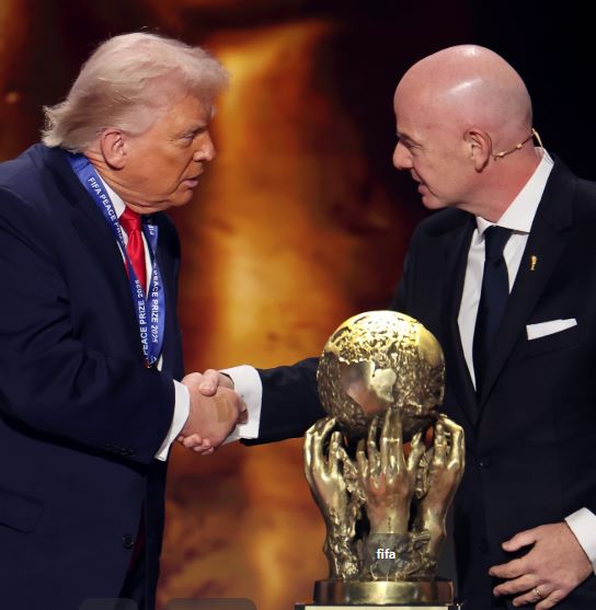 FIFA ACCUSED OF FLATTERING TRUMP