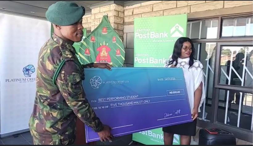 PLATINUM CREDIT LESOTHO AWARDS BEST BOOTCAMPER WITH M5000 INVESTMENT VOUCHER