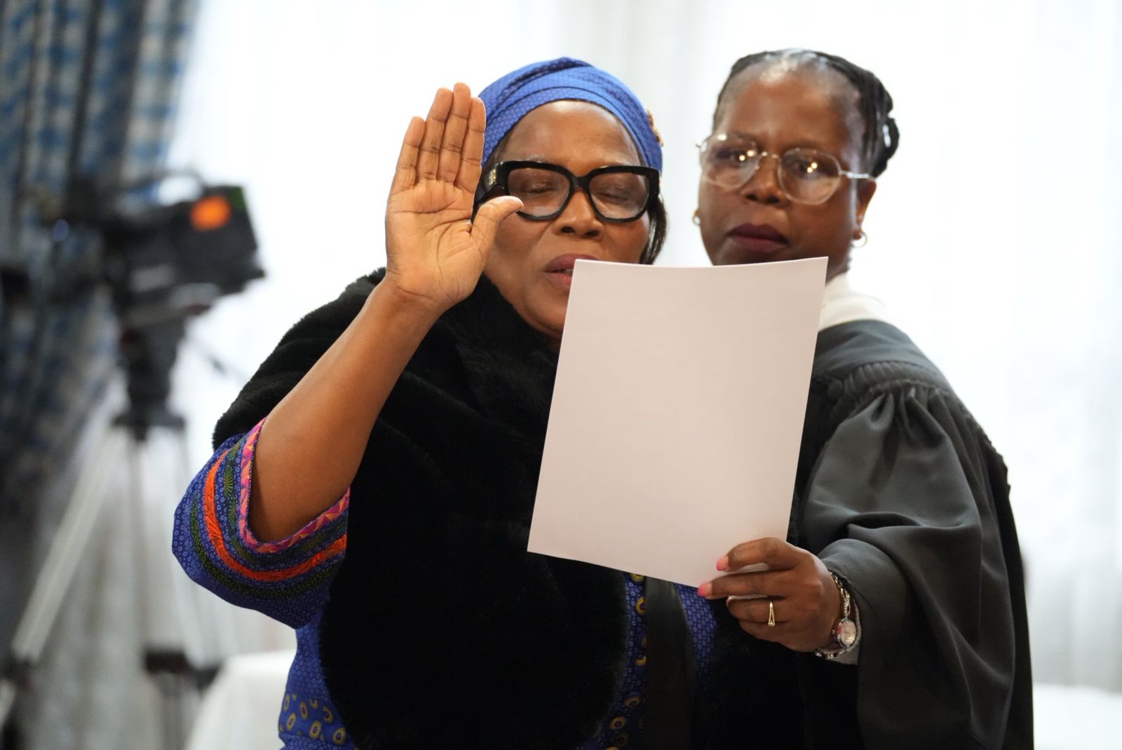 CABINET MINISTERS SWORN IN AS PORTFOLIOS SHIFT